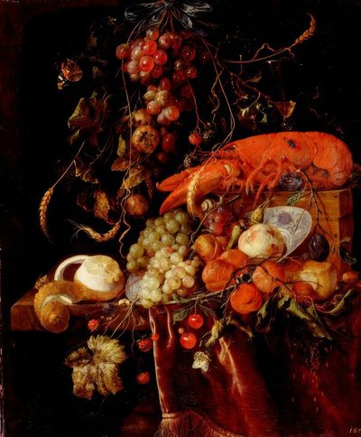 Still Life with a Lobster by Jan Davidsz de Heem